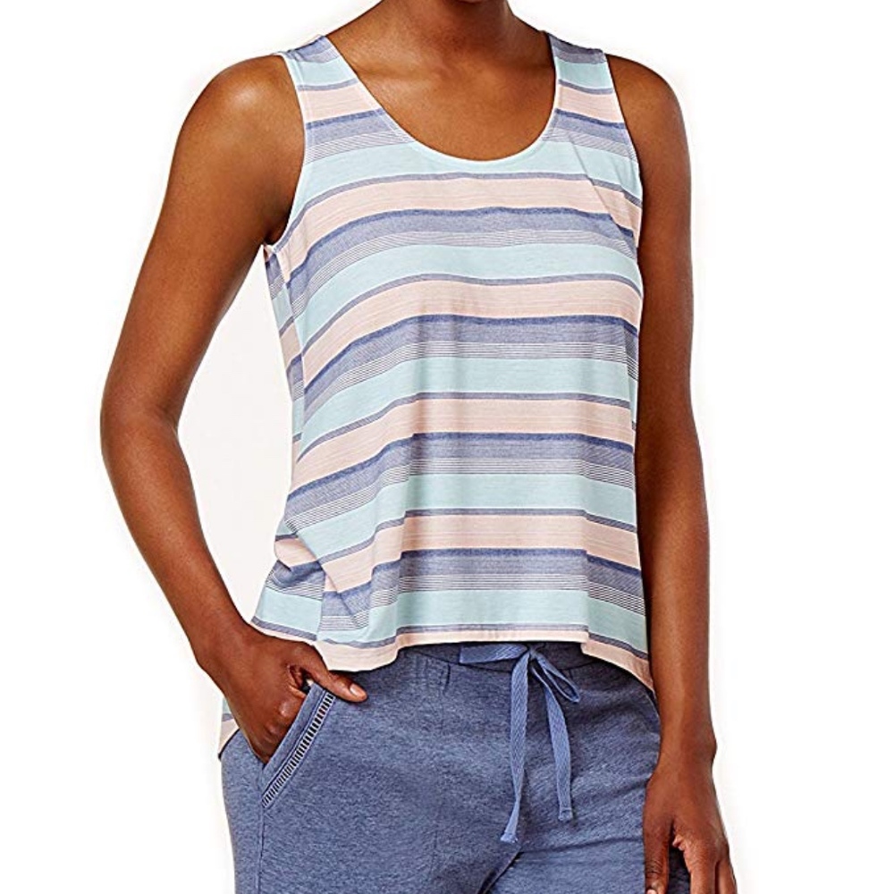 Alfani Women's High-Low Pajama Tank Top NWT